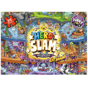 Laurence King Publishing Laurence King Jamie Smart's Hero Slam Jigsaw Puzzle: Inside the Temple of the Cat Demon Puzzle 200pcs