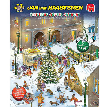 Jumbo Jumbo Jan van Haasteren - Christmas Advent Calendar 2026 Puzzle 24 x 54pcs