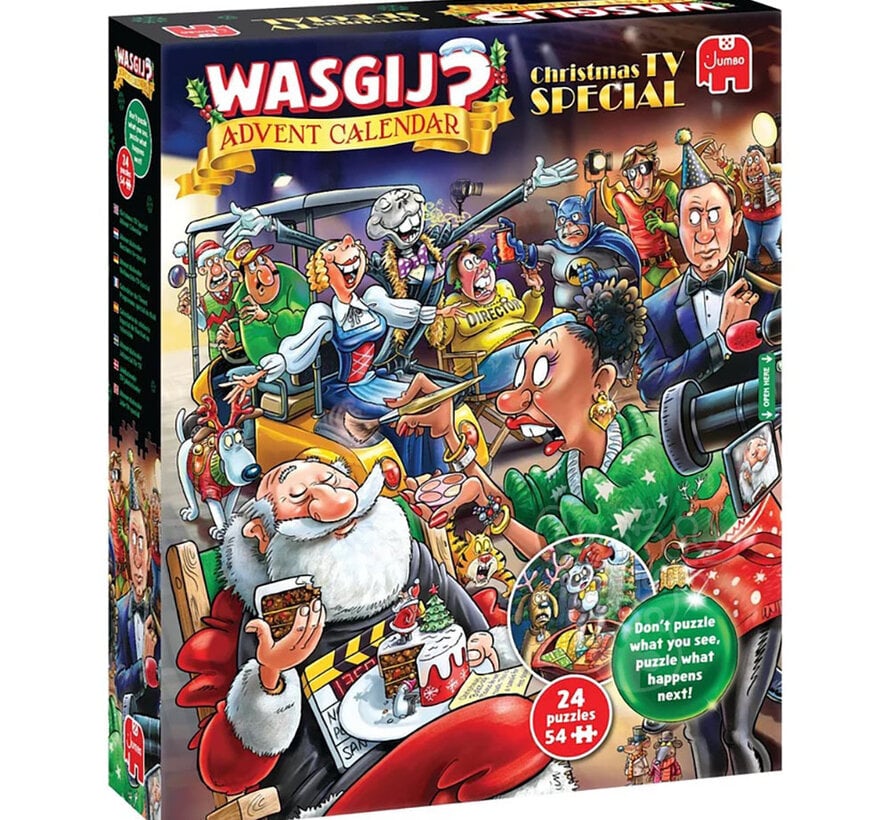 Jumbo Wasgij Christmas TV Special Advent Calendar 2026 Puzzle 24 x 54pcs