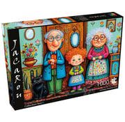 JaCaRou Puzzles JaCaRou Grandpa, Grandma & Me (Collection NovIA) Puzzle 1000pcs