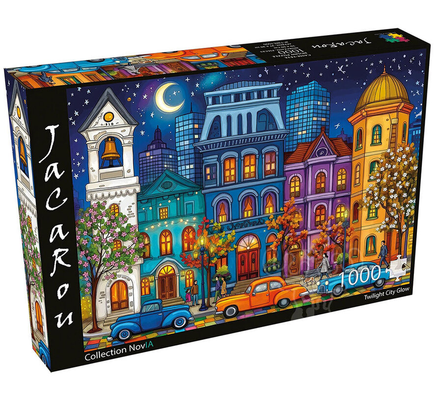 JaCaRou Twilight City Glow (Collection NovIA) Puzzle 1000pcs