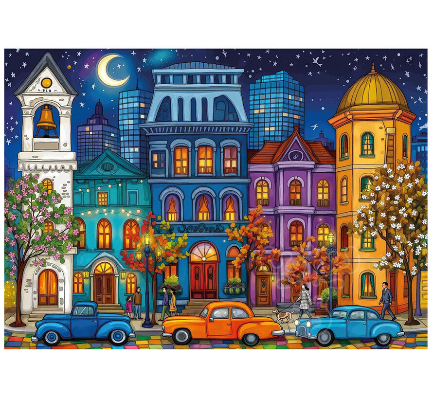 JaCaRou Twilight City Glow (Collection NovIA) Puzzle 1000pcs