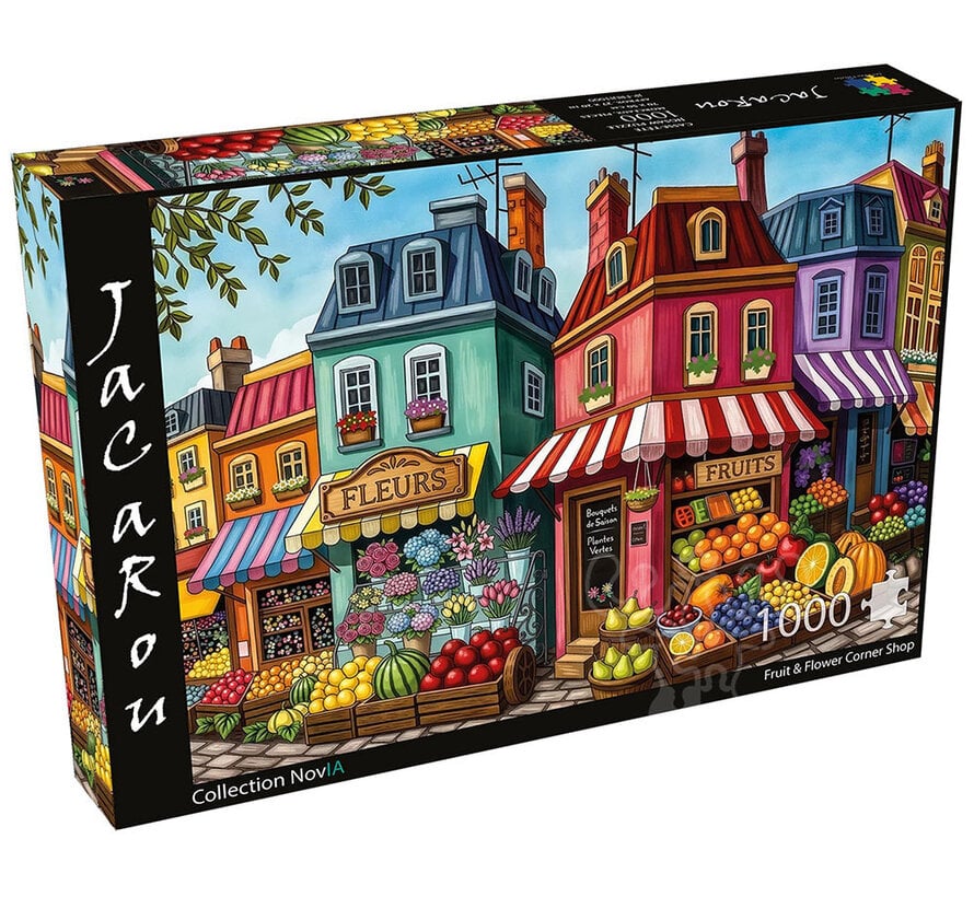 JaCaRou Fruit & Flower Corner Shop (Collection NovIA) Puzzle 1000pcs