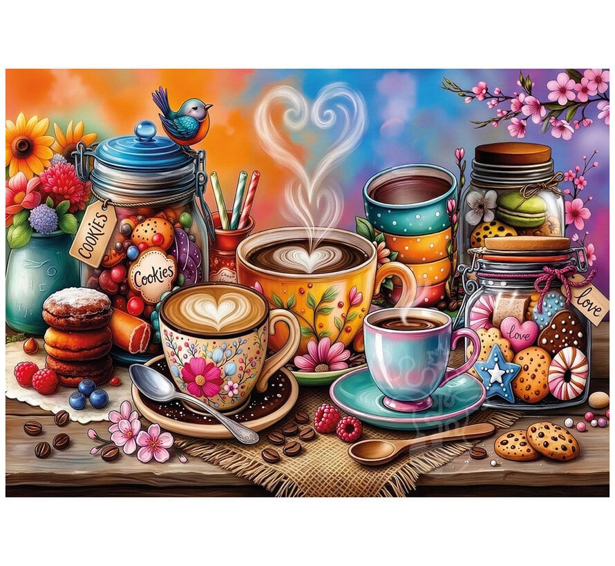 JaCaRou Cookies Coffee Bliss (Collection NovIA) Puzzle 1000pcs
