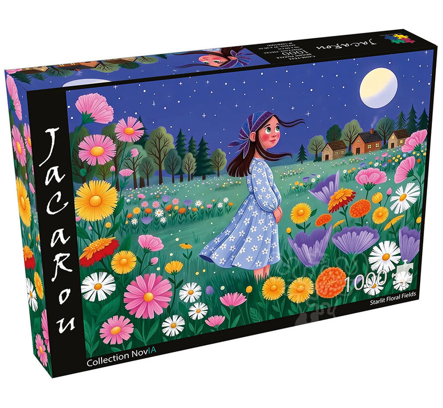 JaCaRou Starlit Floral Fields (Collection NovIA) Puzzle 1000pcs