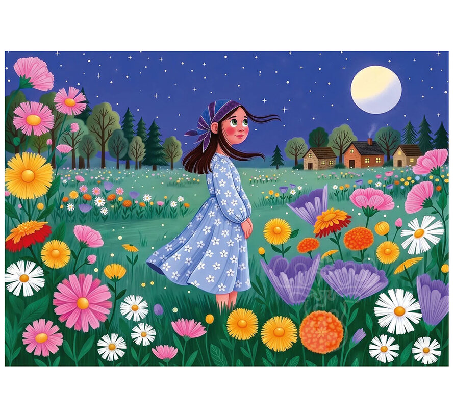 JaCaRou Starlit Floral Fields (Collection NovIA) Puzzle 1000pcs