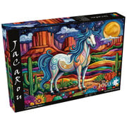 JaCaRou Puzzles JaCaRou Painted Moon Horse (Collection NovIA) Puzzle 1000pcs