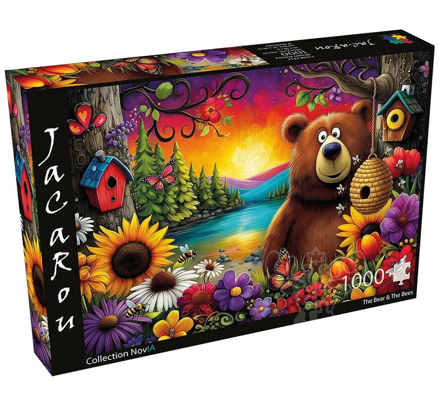 JaCaRou The Bear & the Bees (Collection NovIA) Puzzle 1000pcs