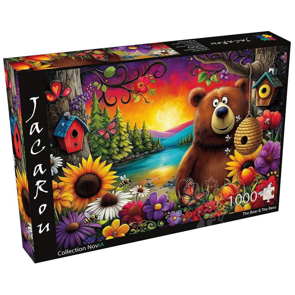 JaCaRou The Bear & the Bees (Collection NovIA) Puzzle 1000pcs - Puzzles ...