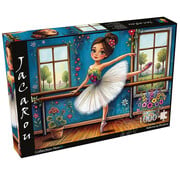 JaCaRou Puzzles JaCaRou Ballerina By Windows (Collection NovIA) Puzzle 1000pcs