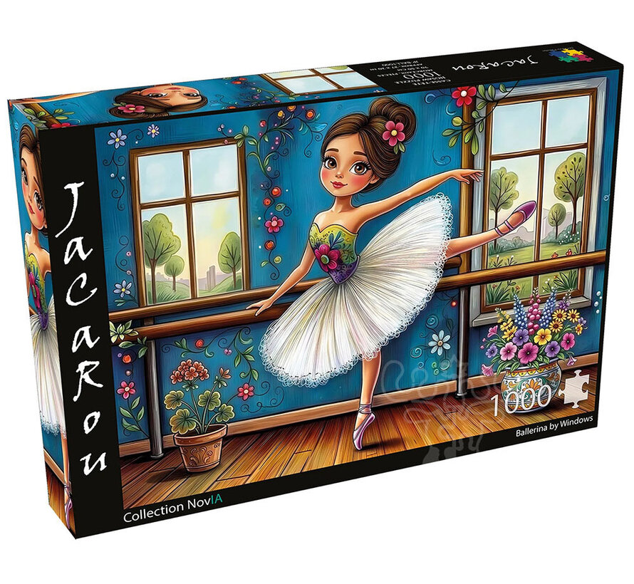 JaCaRou Ballerina By Windows (Collection NovIA) Puzzle 1000pcs