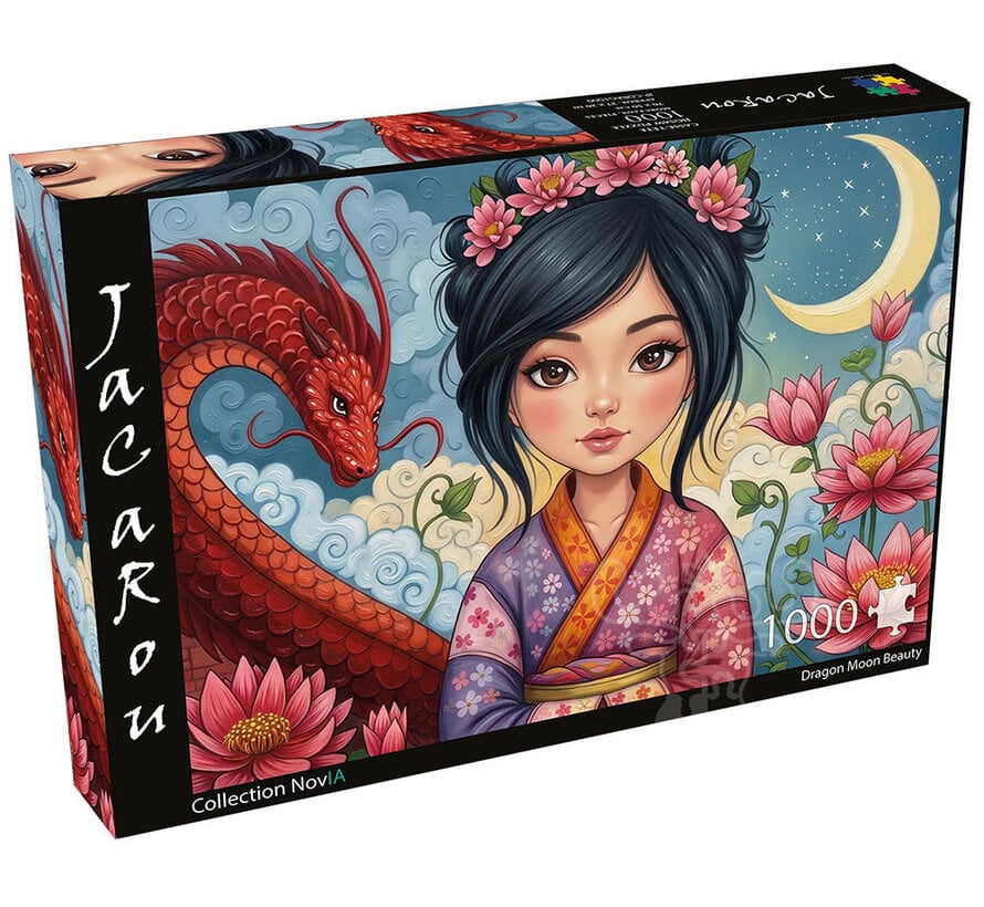 JaCaRou Dragon Moon Beauty (Collection NovIA) Puzzle 1000pcs