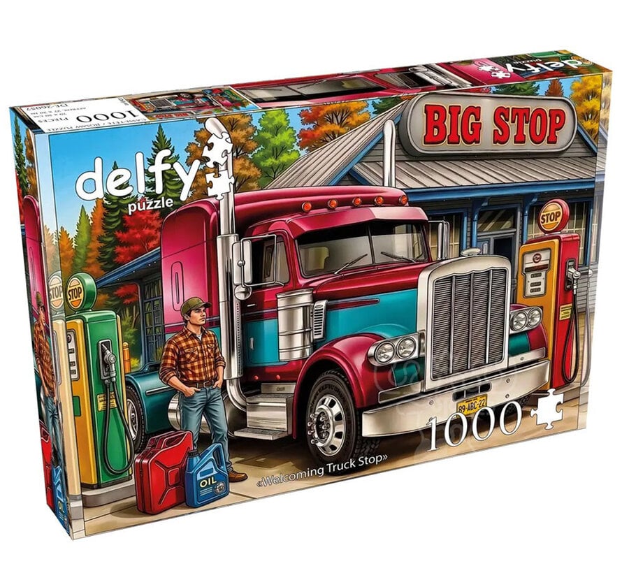 Delfy Welcoming Truck Stop Puzzle 1000pcs