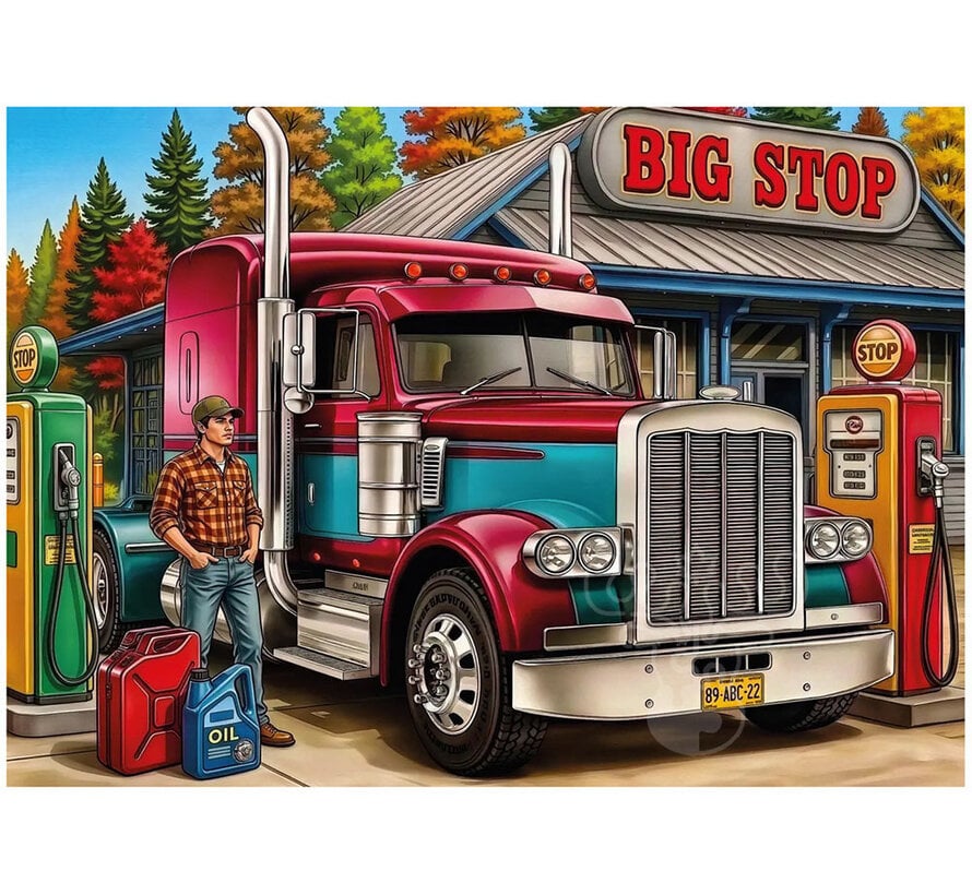 Delfy Welcoming Truck Stop Puzzle 1000pcs