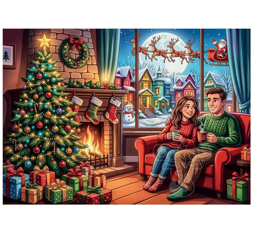 Delfy Home for Christmas Puzzle 1000pcs