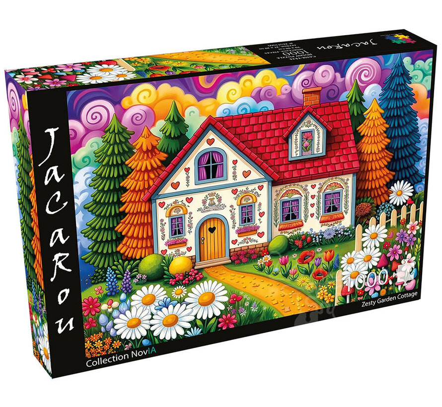 JaCaRou Zesty Garden Cottage (Collection NovIA) Puzzle 1000pcs