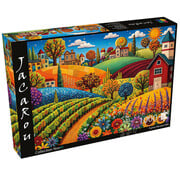 JaCaRou Puzzles JaCaRou Sunny Harvest Hills (Collection NovIA) Puzzle 1000pcs