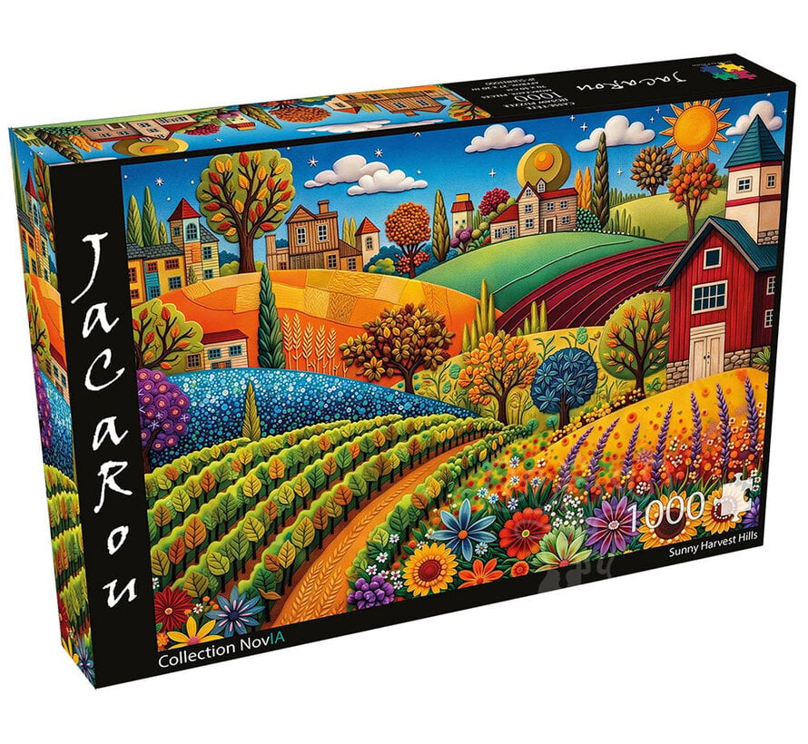 JaCaRou Sunny Harvest Hills (Collection NovIA) Puzzle 1000pcs