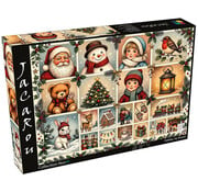 JaCaRou Puzzles JaCaRou Holiday Joy Mosaic (Collection NovIA) Puzzle 1000pcs
