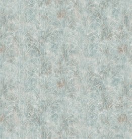 Misty Mountain grayed turquoise multi-Flannel (1/2m)- F22982-61