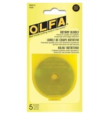 OLFA 60mm Tungsten Tool Rotary Blades, Pack of 5