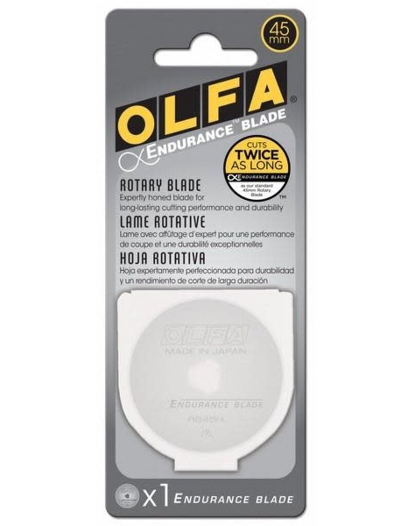 OLFA 45mm Endurance Rotary Blade, Pack of 1
