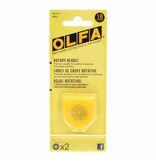OLFA Olfa 18mm Stainless Steel Rotary Blade, Pack of 2