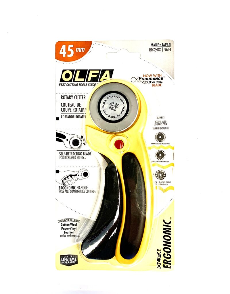 OLFA Endurance Rotary Cutter 45 mm