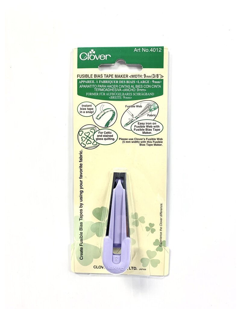 Clover 9mm (3/8") Fusible Bias tape maker