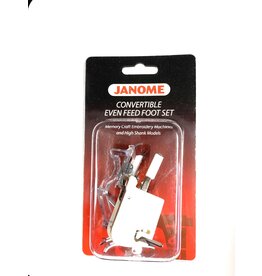 Janome Convertible Even Feed Foot Set HIGH SHANK- 214516003