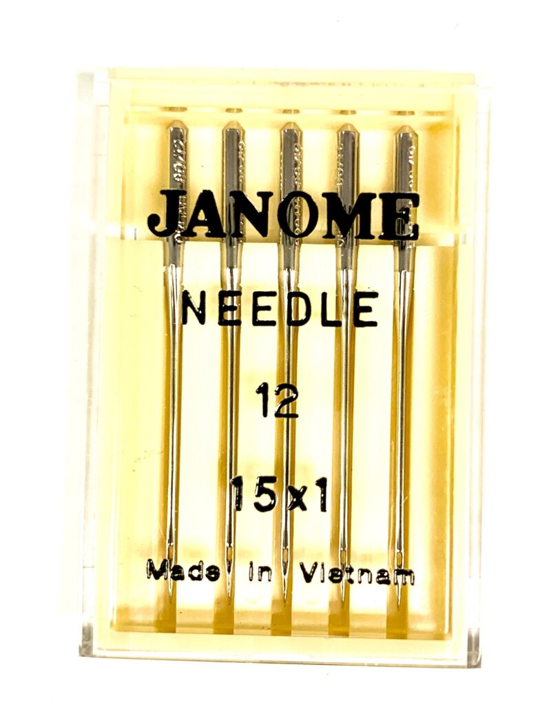 Janome Needle 15X1  #12 Standard