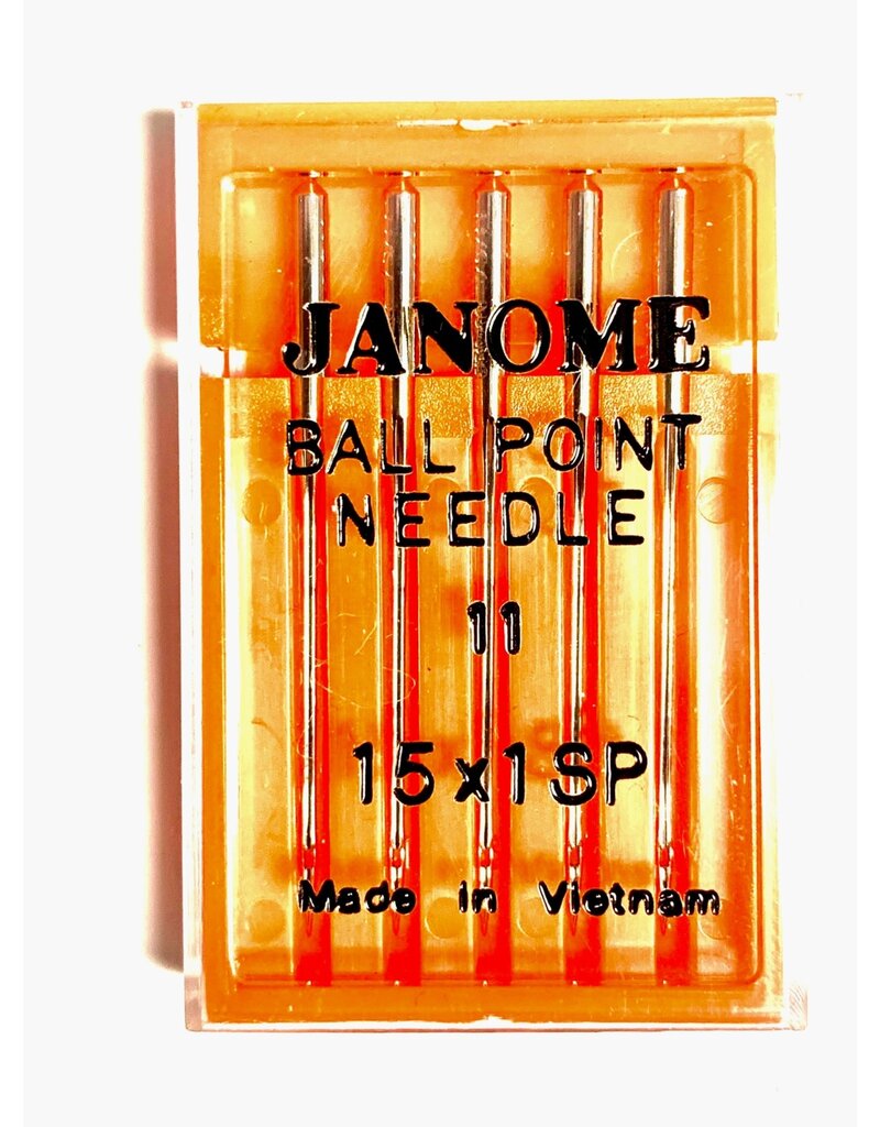 Janome Ball Point Needle 11 15 X 1 SP