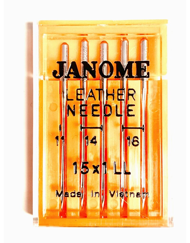 Janome Assorted Leather Needle 11, 14, 16