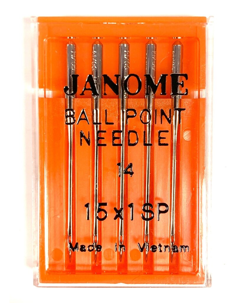 Janome Ball Point Needle 14 15x1 SP