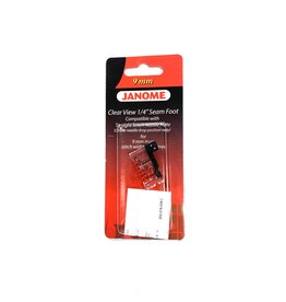 Janome 9mm Clear View 1/4" Seam Foot- 202216003