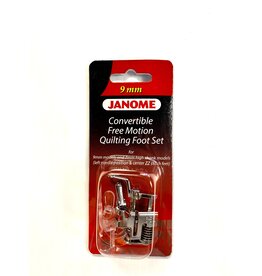 Janome 9 mm Convertible Free Motion Quilting Foot Set- 202146001