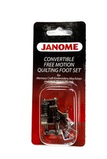 Janome Convertible Free Motion Motion Quilting Foot Set HIGH SHANK- 202001003