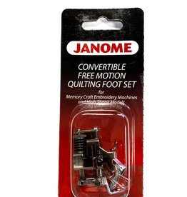 Janome Convertible Free Motion Motion Quilting Foot Set HIGH SHANK- 202001003