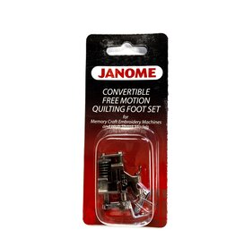Janome Convertible Free Motion Motion Quilting Foot Set HIGH SHANK- 202001003