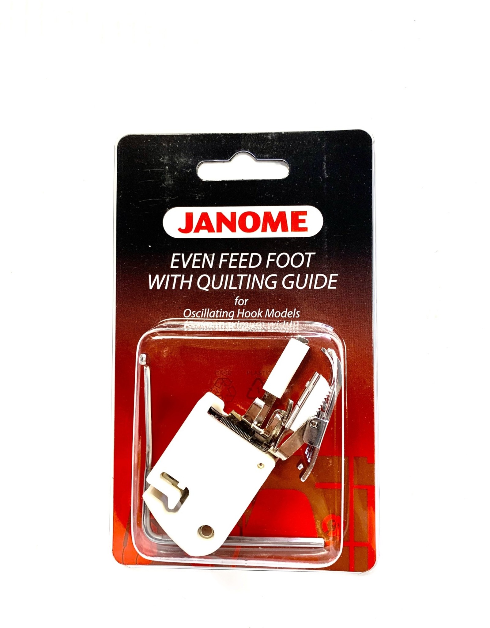 Janome Even Feed Foot With Quilting Guide (Oscillating)- 200310002