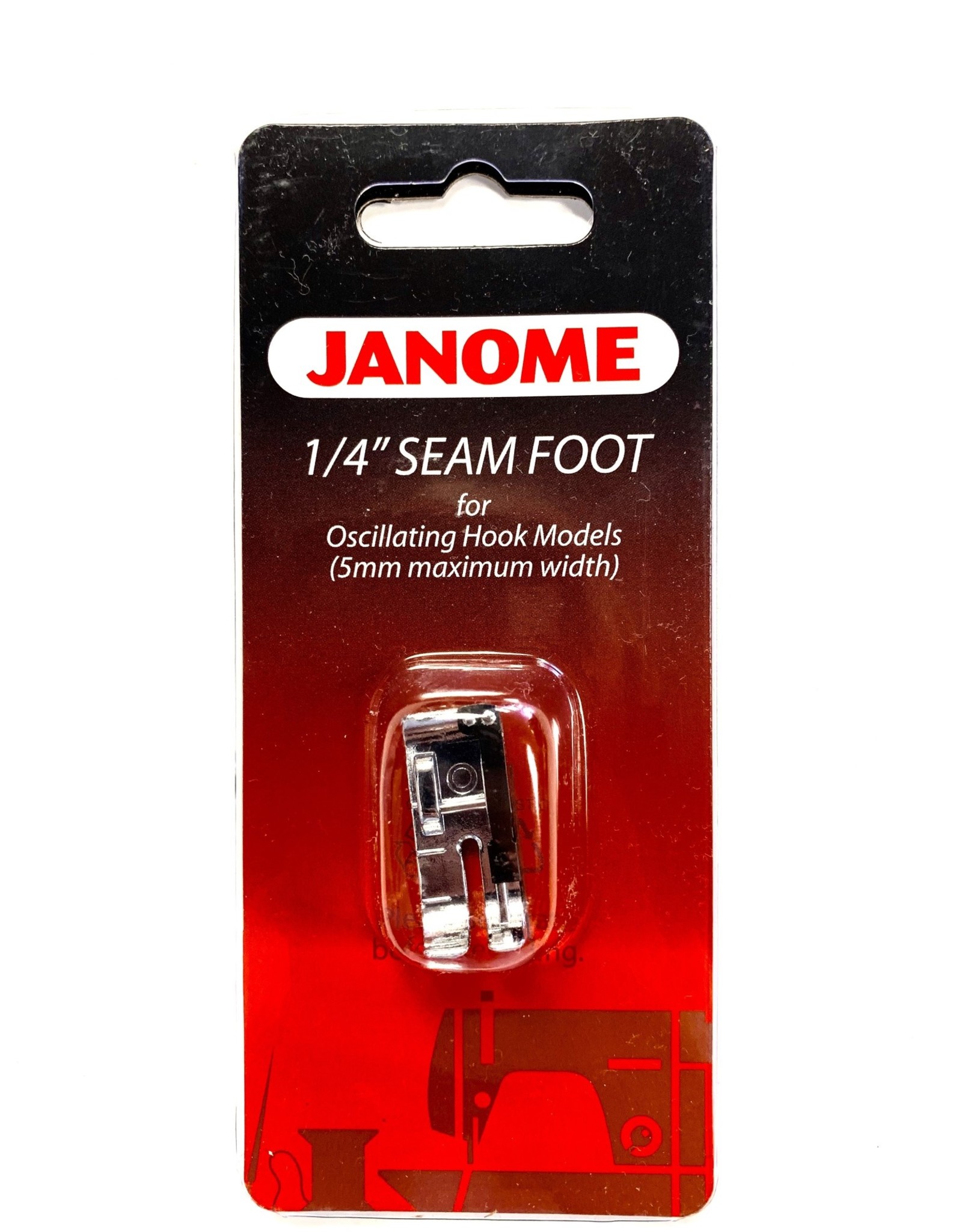 Janome 1/4" Seam Foot (Oscillating)- 200330008