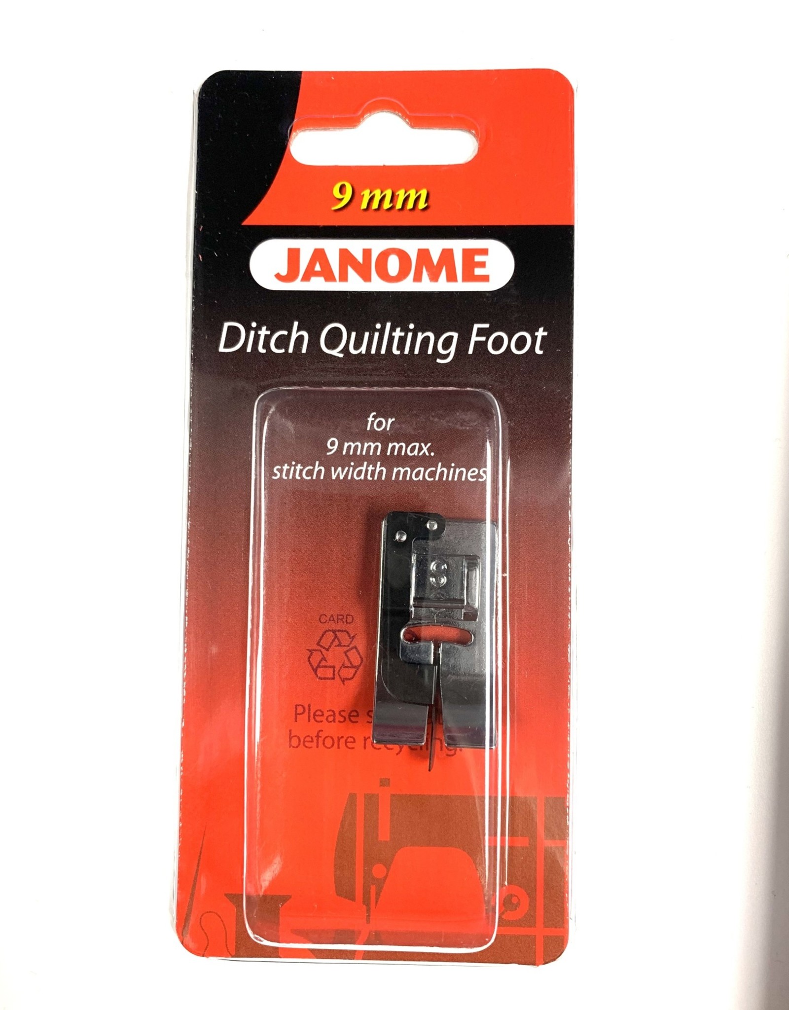 Janome 9 mm Ditch Quilting Foot- 202087003