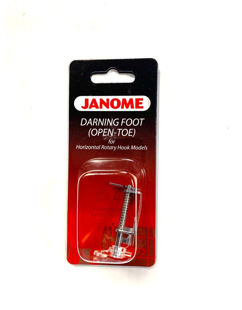 Janome Darning Foot (open toe) for horizontal - 200340001