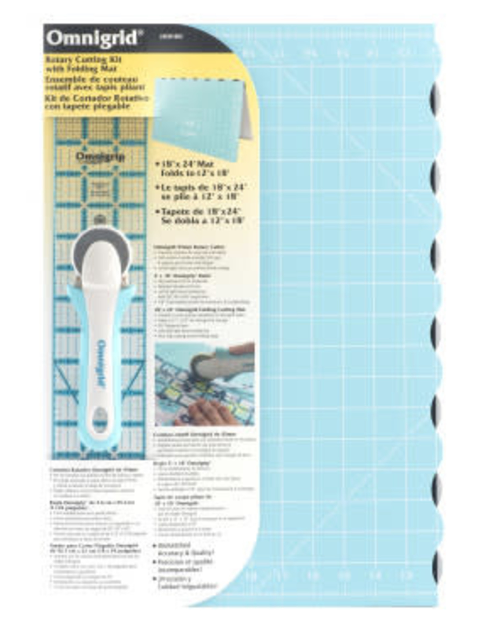 Omnigrid 18 x 24/Rotary Cutter Kit Dominion Sewing Centre & Studio