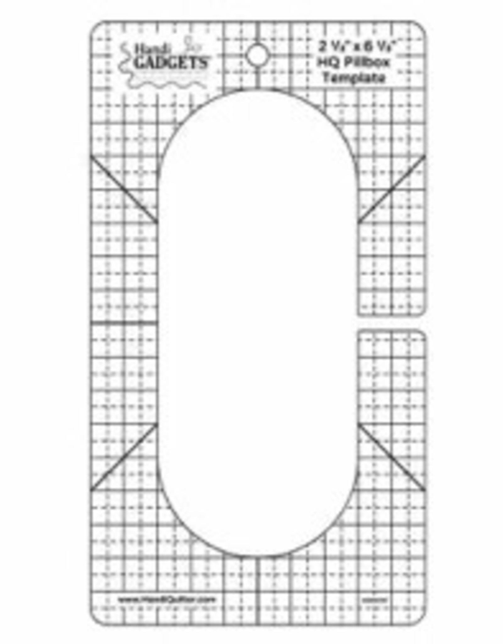Handy Quilter HQ Pillbox Template Ruler