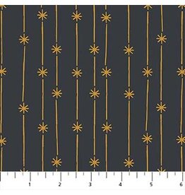 Celestial dark grey star stripes (1/2m)- 90222M-95