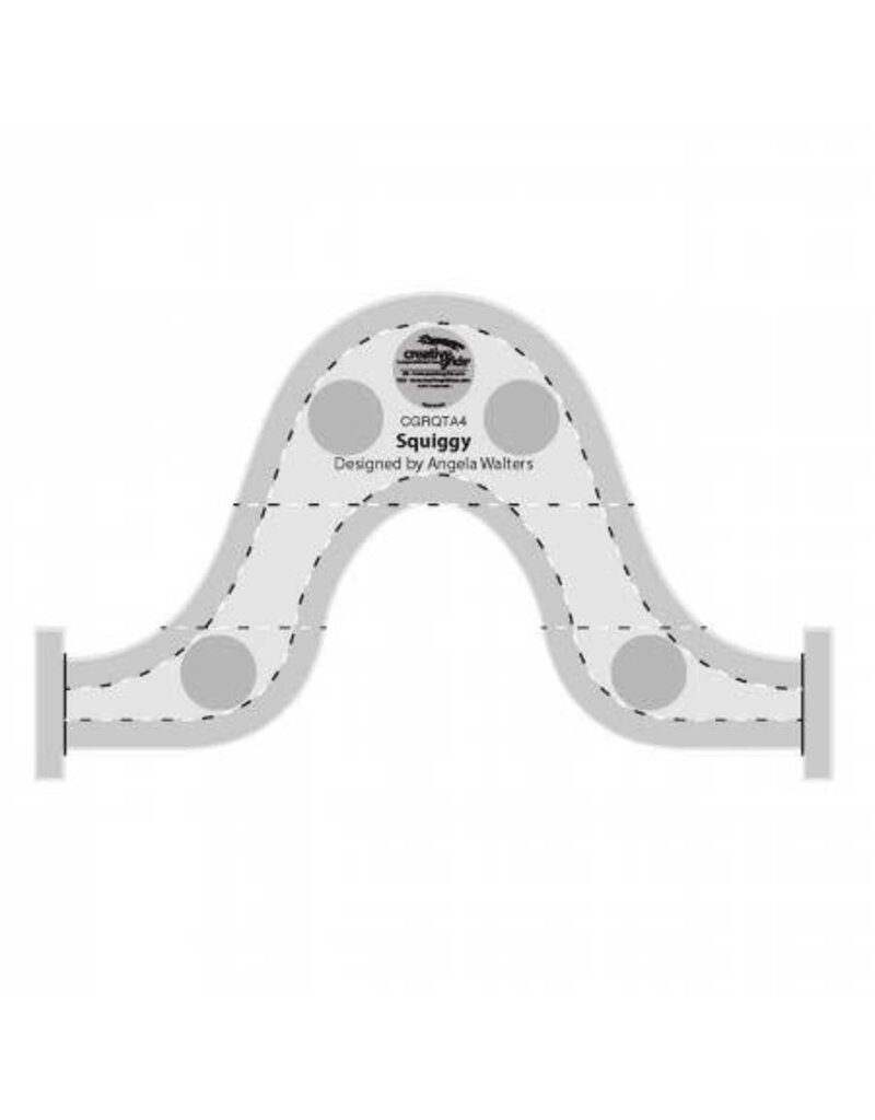 Creative Grids Creative Grids Machine Quilting Tool - Squiggy