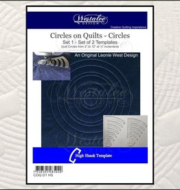 Westalee Circles on Quilts Low Shank Set 1 - Set of 2