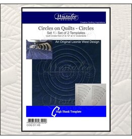 Westalee Circles on Quilts Low Shank Set 1 - Set of 2