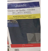 Westalee Circles on Quilts Low Shank Set of 2